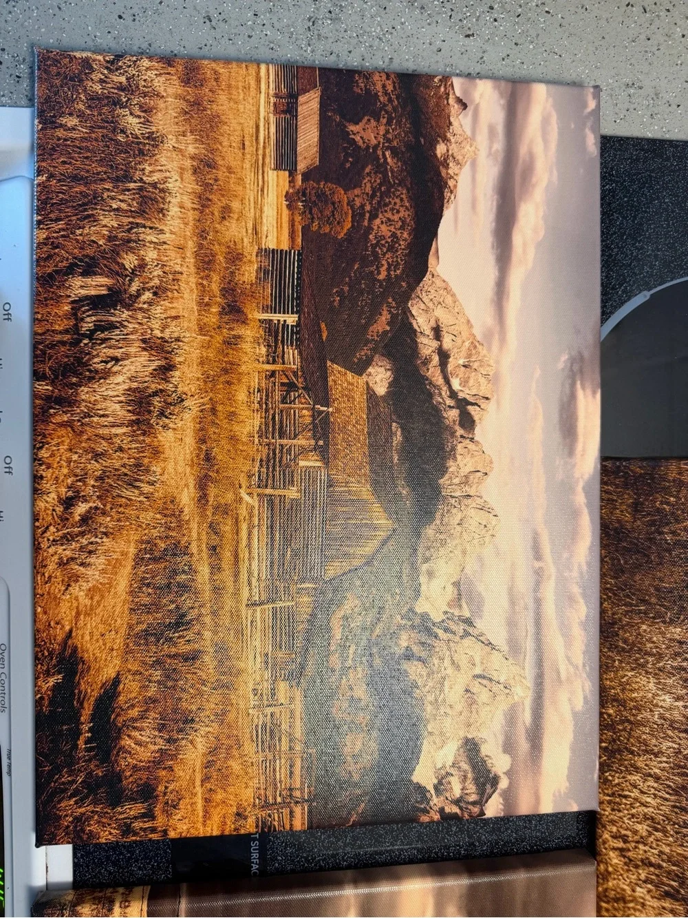 Scenic Golden Fields Wall Art Set - Brand
